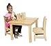 24” x 36” Rectangular Hardwood Table with 22” Legs, Table for Kids, Solid-Wood Kids’ Activity Table for Playroom, Daycare, or Preschool, GREENGUARD Gold Certified, Craft Table