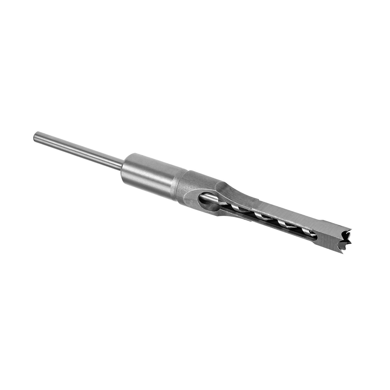 CoCud Square Hole Drill Bit, 3/8"x8.3" High Carbon Steel Square Eye Hollow Chisel Auger with Case - (Applications: for Woodworking Drilling & Repairing) — image 1