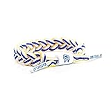 Rastaclat Cali Gold White Blue Yellow Shoelace Nylon Wristband Bracelet