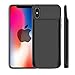 iPhone X Battery Case,6000mAh Rechargeable Portable External Battery Charger Pack Extend Power Bank Backup Charging Protective Case Cover Shell for iPhone X [2017] (black, 6000mah)