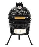 VESSILS 9.8-in W Kamado Charcoal BBQ Grill