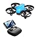Potensic A20W Mini Drone for Kids with Camera, RC Portable Quadcopter 2.4G 6 Axis - Altitude Hold, Headless, Remote Control, Route Setting, Real Time FPV, Speed Mode and More - Azure