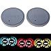 Auto Sport 2PCS LED Cup Holder Mat Pad Coaster with USB Rechargeable Interior Decoration Light Fit Jeep Accessories