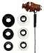 Symphonized NRG 2.0 Premium Genuine Wood in-Ear Noise-isolating Headphones|Earbuds|Earphones with Innovative Shield Technology Cable and Mic (Silver)