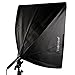 Lightdow 20x28(50x70cm) Lighting Soft Box Only(NO Light Stand), 9ft/2.8m Long Cable with E27 Screw Socket (Upgrade Version with Hand Grip & Spring Lock System)