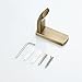 BigBig Home Brass Towel Hook, Antique Brass Bathroom Wall Robe Hooks Vintage Mounted, Antique Coat Clothes Hooks 2 Pack
