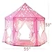 Intency Pink Princess Castle Kids Play Tent Large Children Playhouse for Girls Indoor Outdoor Use