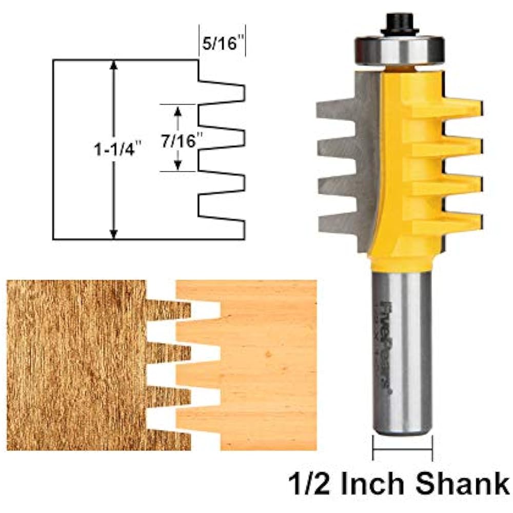 1 1 2 finger joint router bit