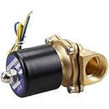 UEB 3/4 Inch Brass Electric Solenoid Valve Water Air Fuels N/C 2W-200-20 &hellip; (DC 12V)