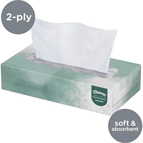 Kleenex Professional Naturals Facial Tissue for Business (21601), Flat