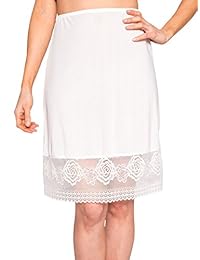 to Live - Pack de 3 calzoncillos hasta la rodilla con encaje floral para mujer