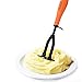 ZkitchenCo 9-Piece Kitchen Utensils Home Cooking Tools, Multi-Colored Gadgets Gift Set - Spoon, Slotted Spoon, Masher, Skimmer, Whisk, ladle, Pasta Spoon, Slotted Turner with Rotatable Stand