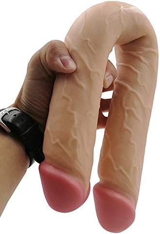 TTANO 18 inch Double Sided Big Toy Real Feel Soft Flex-ible Double Head - Massage