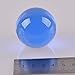 LONGWIN 40mm(1.6 inch) Solid Mini Fengshui Crystal Ball Healing Crystals(Blue)