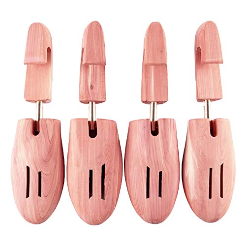 Cedar Space Cedar Shoe Trees for Men 2 Pack Single Tube US Size 1213