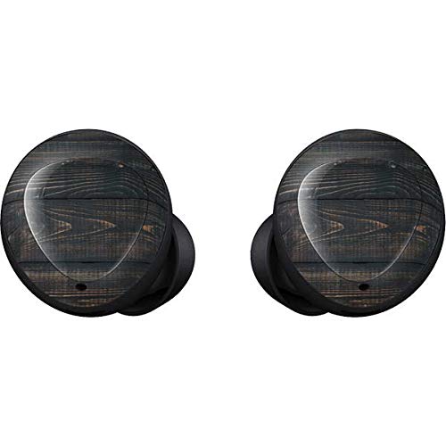 Skinit Black Painted Wood Galaxy Buds Skin - Wood Audio Decal - Ultra Thin, Lightweight Vinyl Decal Protection - Thumbnail 3
