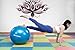 RGGD&RGGL Exercise Ball (18-34in),Professional Yoga Stability Ball Chair Extra Thick Anti-Burst Support 2200 lbs,with Quick Pump &Workout Guide for Home&Gym&Office