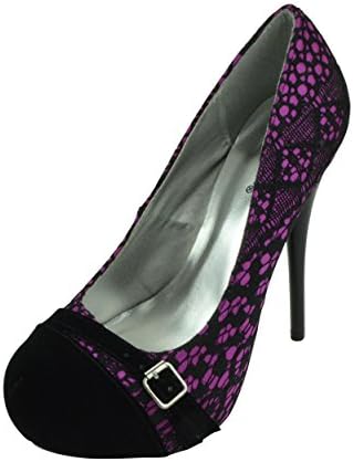 GIOVANI DONNE - Women's Shoe Ankle Shoe Strap High Heel Optional Color Pumps - Fuchsia/6