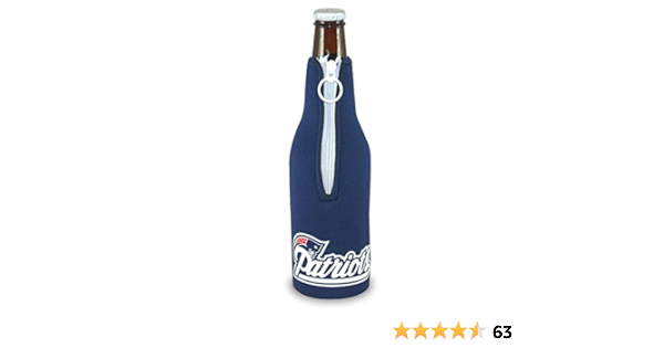 patriots beer koozie