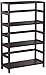 Winsome Leo 3-Tier Storage Shelf, for Living Room, Home Office, Bedroom, Espresso