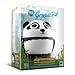 GOgroove Portable Stereo Speaker Music Player with Panda Animal Design & Built-in 3.5mm Cord