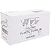 WDF 100pcs 12OZ Silver Cups,Disposable Premium Wedding Silver Glitter Plastic Cups for Party