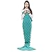 Senmar Warm and Soft All Seasons Mermaid Blanket Sofa Quilt Living room blanket ，Sleeping Bag and Camping Bag (78