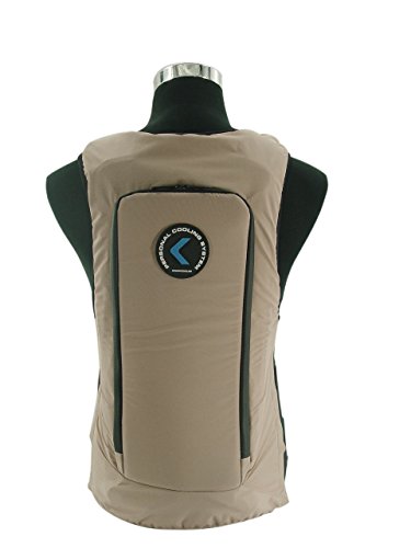 Ice Water Circulating Cooling Vest Tan Detachable Bladder 3XL-4XL