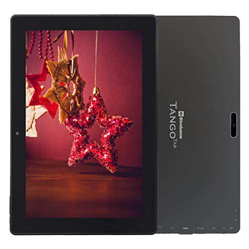 [3 Bonus Item] Simbans TangoTab 10 Inch Tablet 3 GB RAM, 64 GB Disk, Android 9 Pie | Mini-HDMI, Micro-USB, USB-A, Inbuilt GPS, Dual WiFi, Bluetooth | IPS Screen, Dual Camera Computer PC – 2020 Model