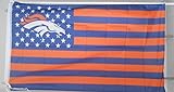 Denver Broncos Stars & Stripes FLAG 3 X 5 Feet Fan Merchandise