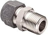Parker CPI 4-4 FBZ-SS 316 Stainless Steel Compression Tube Fitting, Adapter, 1/4