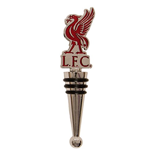 Liverpool FC LFC Silver Metal Liverbird Wine Bottle Stopper Official