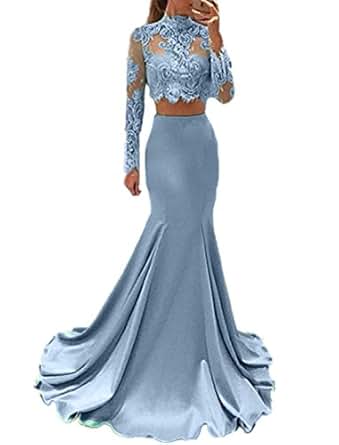 Amazon.com: Sweet Bridal Women's Long Sleeve Dress for ...