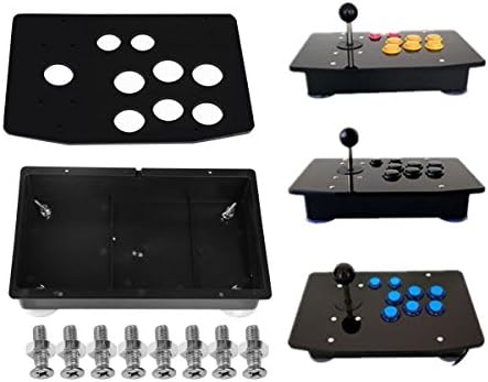 Acrylic Panel and Case DIY Set Kits Replacement for Arcade Game Arcade Machine Arcade Controller DIY Kit 6+2 Buttons