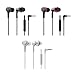 Audio-Technica ATHCKR5ISRD n-Ear Headphones with in-line Mic and Control, Red