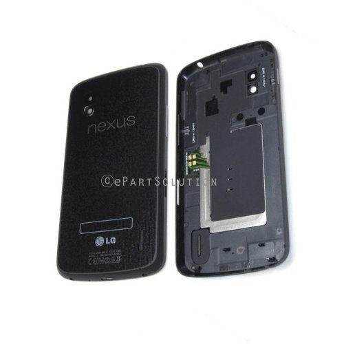 ePartSolution-LG Google Nexus 4 E960 Original Battery Door Back Cover Black Replacement Part USA Seller