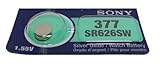 SONY 377 SR626SW Silver Oxide Watch Battery 1.55V 29 mAh Low Drain SR626SW 1pc (Each)