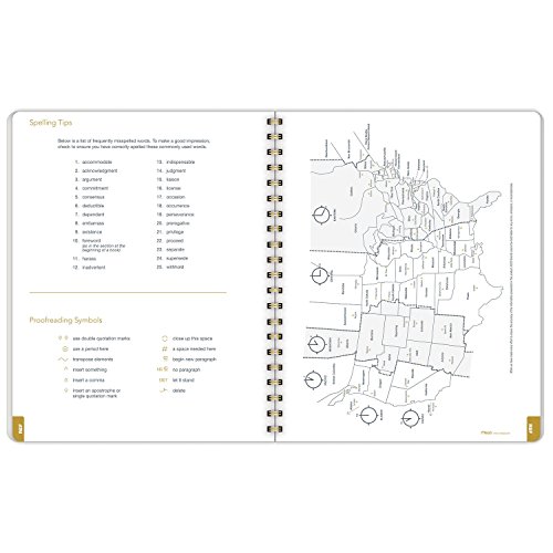 Mead 2018-2019 Academic Year Student Weekly & Monthly Planner, Large, 8-1/2 x 11, Modern Chic, Geo (CAW507D2)
