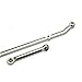 RC-CN 1 Set Silver Aluminum Steering Link Arm Tie Rod For Axial AX10 SCX10 Upgrade