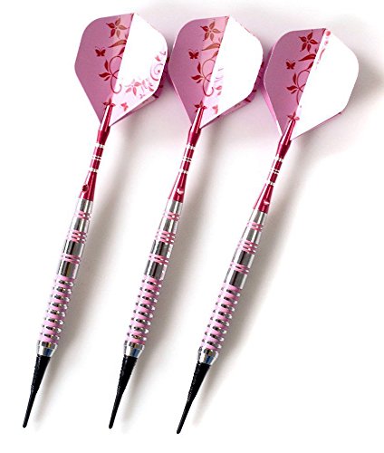Taloyer 1 Set Lady Darts Soft Tips Conversion Dart Tip Points Flights with Shaft Brass Barrel - Thumbnail 7