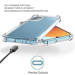 Osophter for Galaxy A32 4G Case with 2pcs Screen