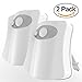 Toilet Night Light, Miatec Motion Activated Toilet Night Light, Two Modes with 8 Color Changing - Sensor LED Washroom Night Light - Fits Any Toilet, 2 Pack