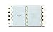 kate spade new york Conceal Sprial 2016-17 Medium Agenda, Black Stripe