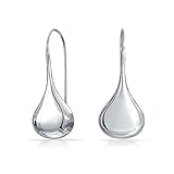 Bling Jewelry Classic Teardrop Hook Earrings 925 Sterling Silver