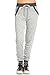 My Yuccie Women's Slim French Terry Jogger Sweatpants with Side Pockets