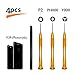 Kingsdun iPhone 7 Repair Kit, Tripoint Y000 5-Point pentalobe Screwdriver 0.8(P2) & Philips PH000 for Apple Iphone7 7 Plus 6S Plus 6S 6 Plus 6 SE Repairing