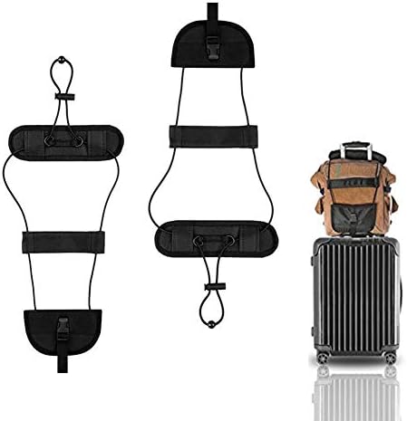 Bag Bungee, 2 Pack Luggage Straps Suitcase Adjustable Belt Add A Bag Strap - Lightweight and Durable Travel Bag Accessories