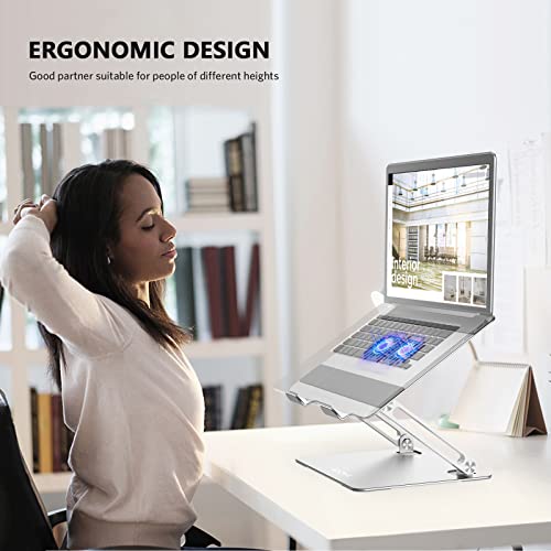 EPN Laptop Stand, Adjustable Laptop Riser with USB Cooling Fan