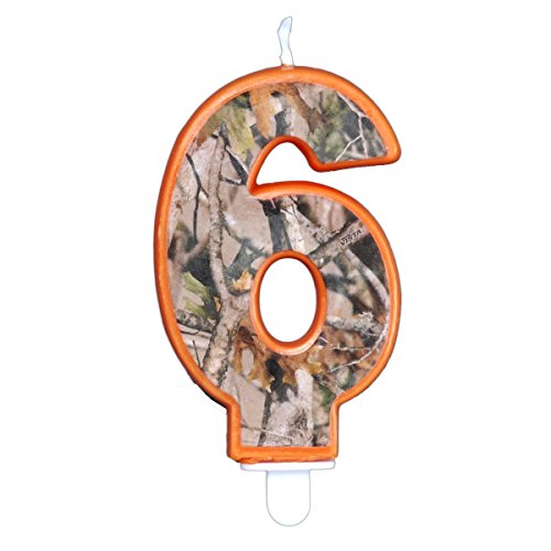 Camo Birthday 3 Inch Number 