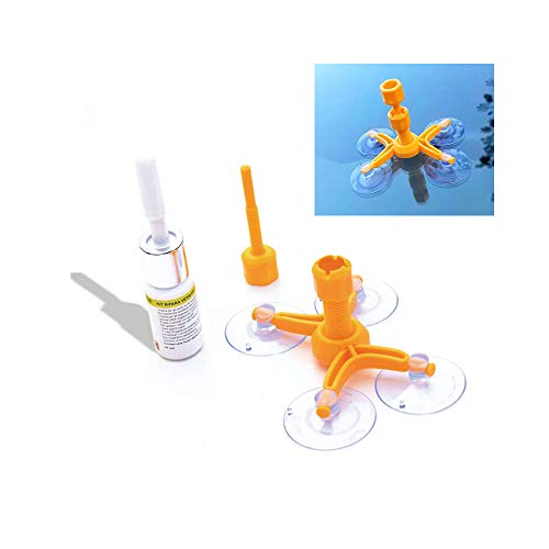 Car Windshield Repair Kit, Windshield Crack Repair Tools Set for Glass Chips, Cracks, Scratch, Bulll's-Eyes and Stars